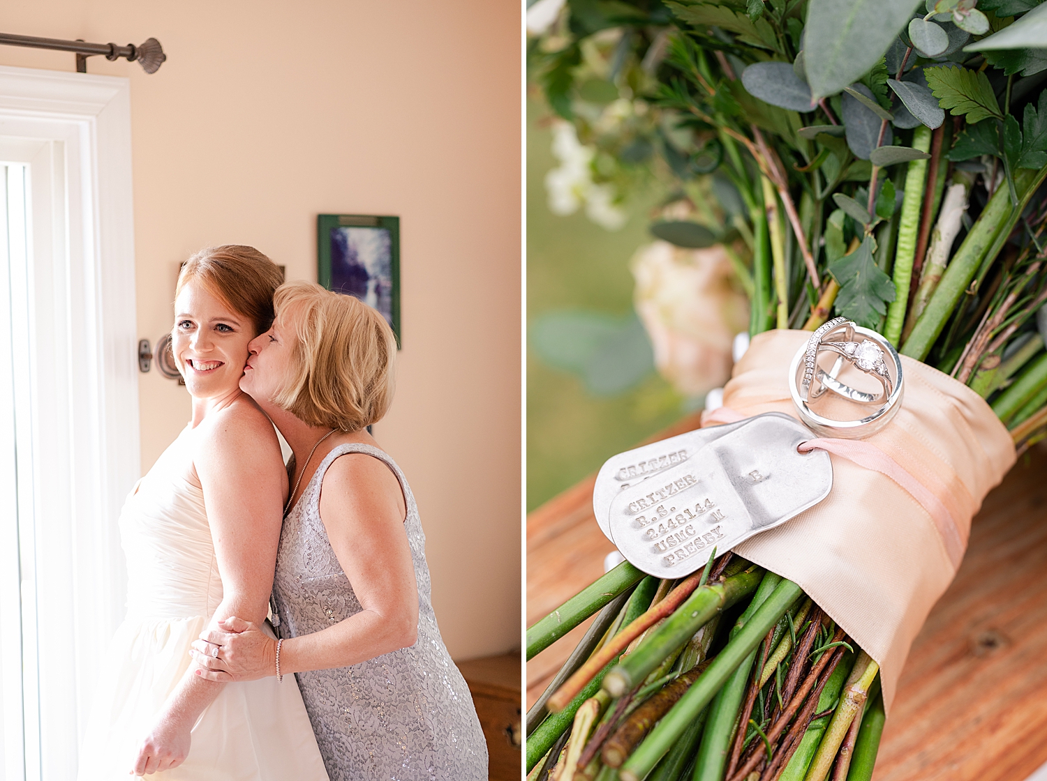 Ok so this bouquet was very special. Leigh’s wedding date was not an ordinary Friday wedding. It was the anniversary of her father’s passing as well as her birthday! I told myself I could NOT cry all day because Leigh was so strong. I knew I had to …