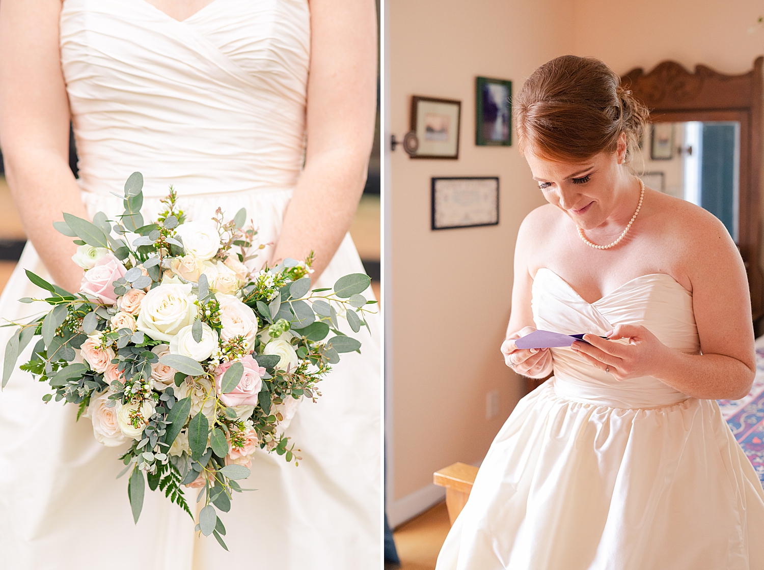 They traded love letters to read before the ceremony! How sweet is that?!