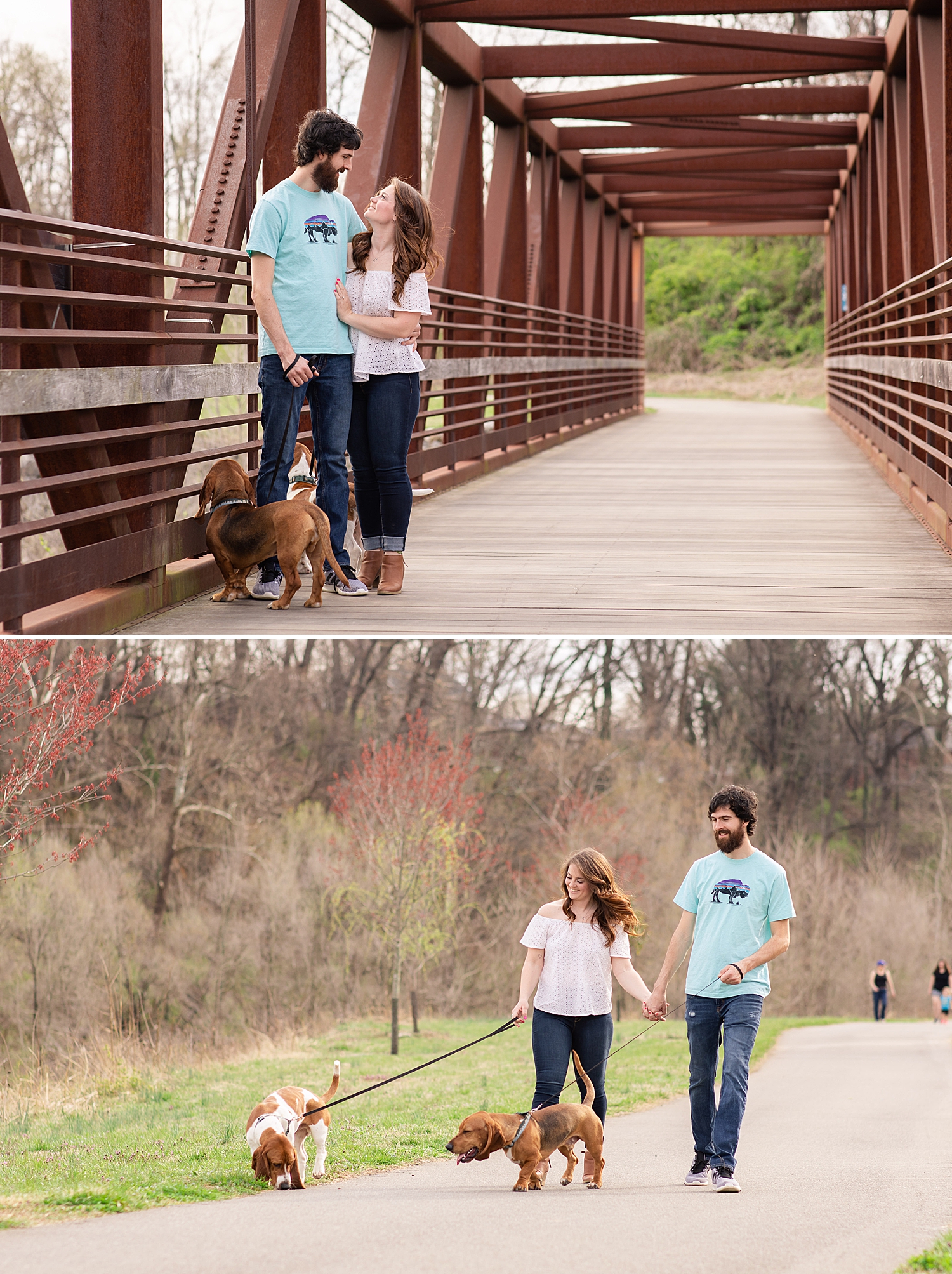 James could not have timed this shot any better to get just them on the bridge!