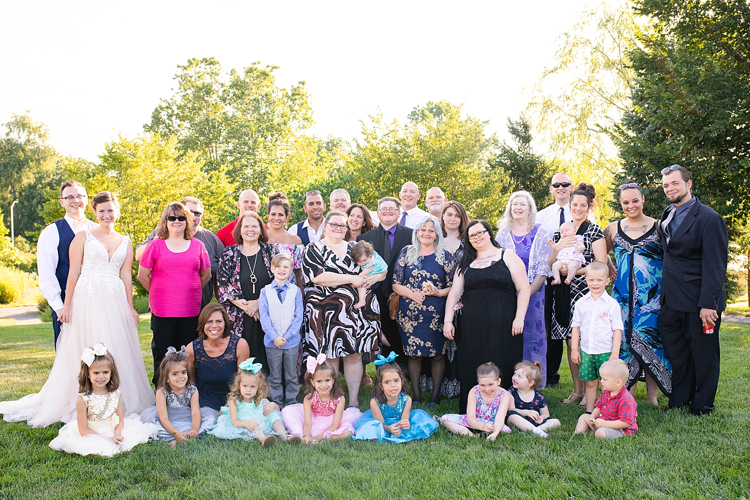 This group came from all over so this shot was important to get since everyone was together!! This photo was taken during the reception right after dinner!