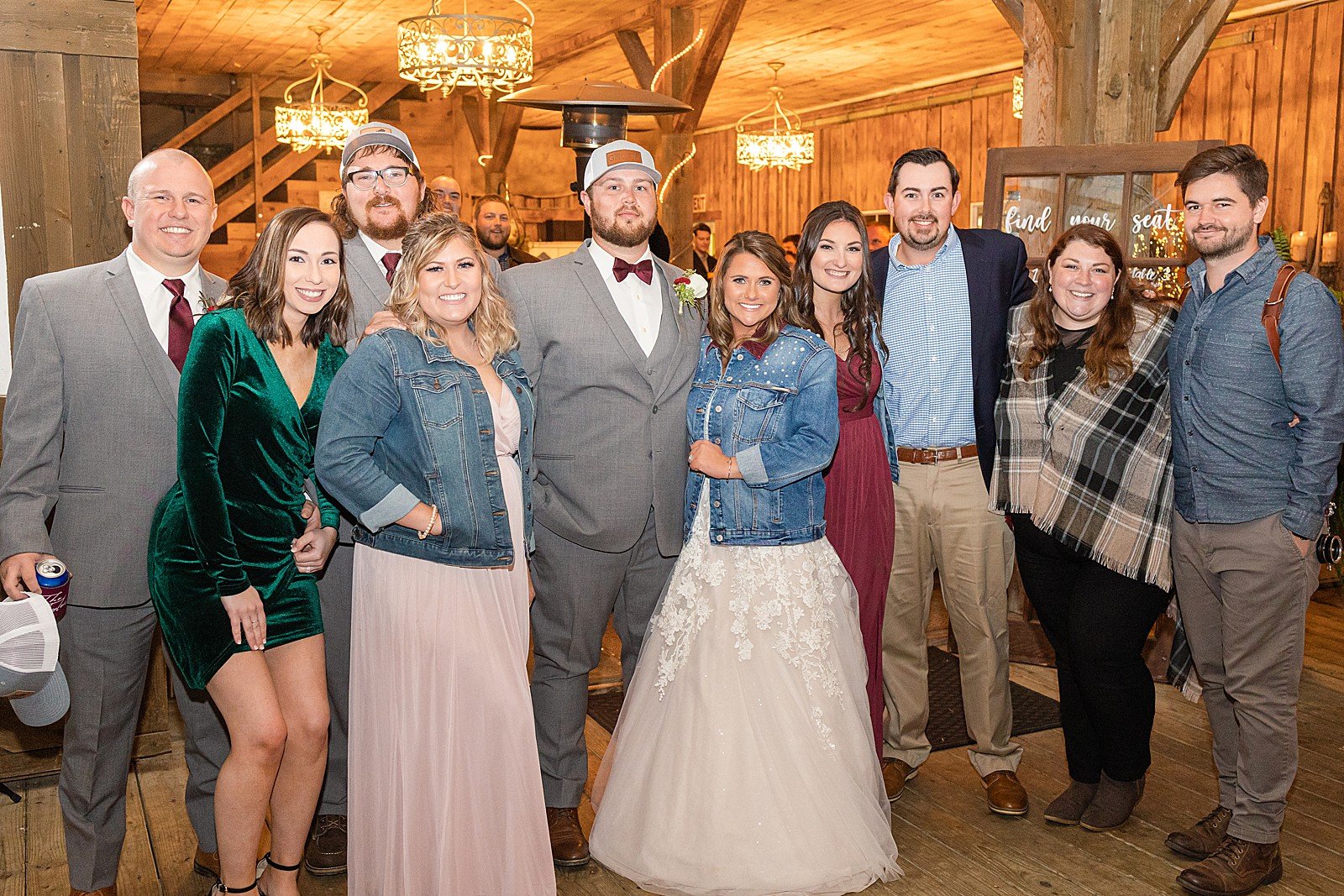 When 4 of your couples are all at the wedding, you get a group photo!! It's because of them that I do what I do!! So grateful for these clients turned friends!