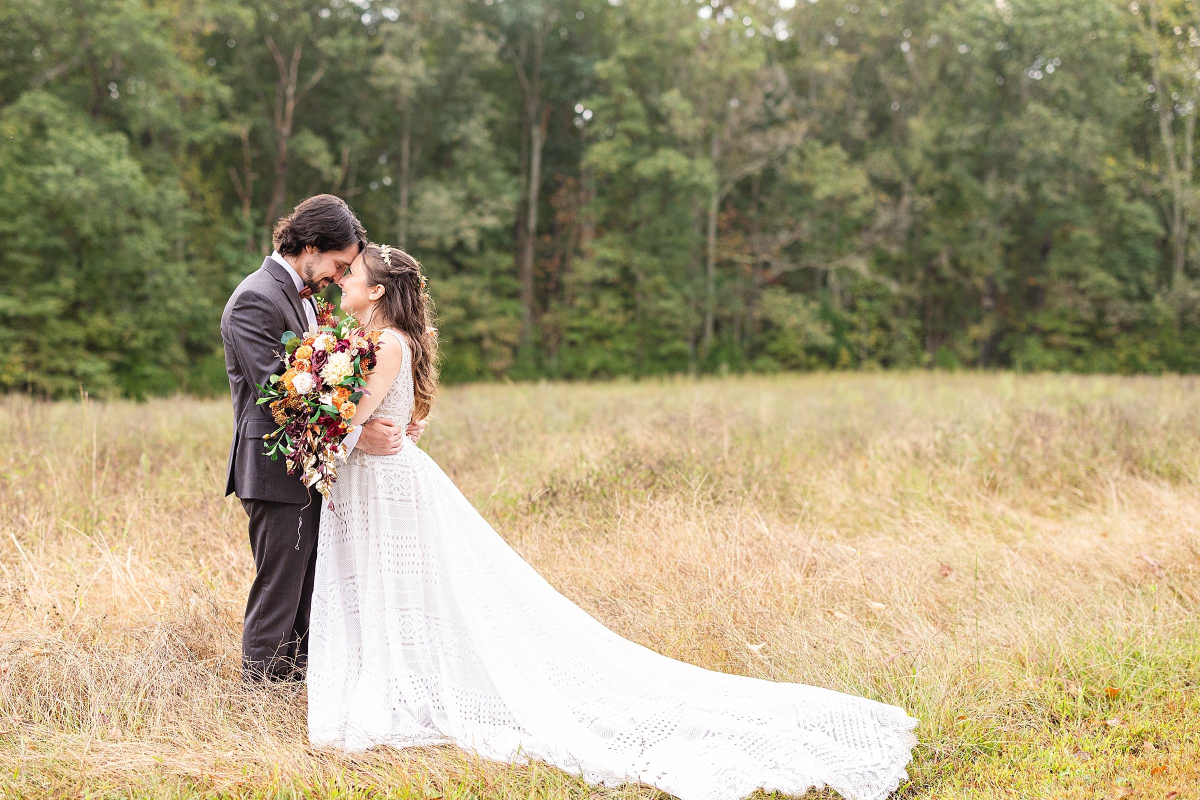 Tim + Caroline | Fall Boho Wedding at Avonlea Farms