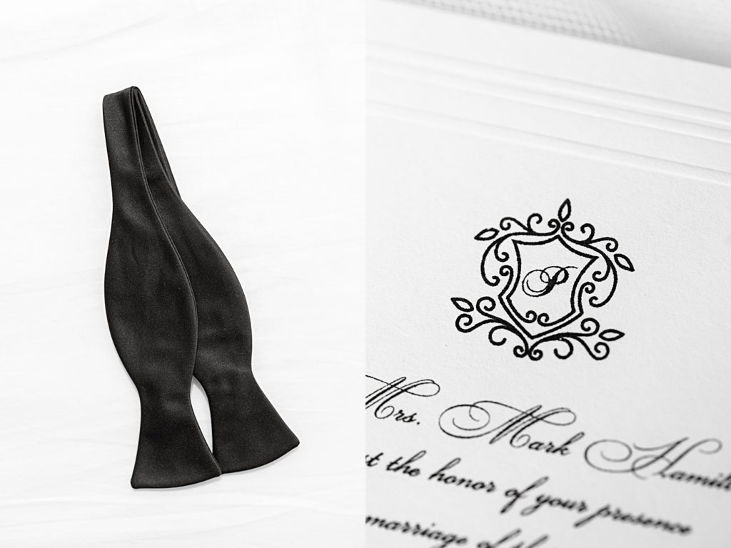 Groom details at the Virginian Hotel in Lynchburg, Virginia.