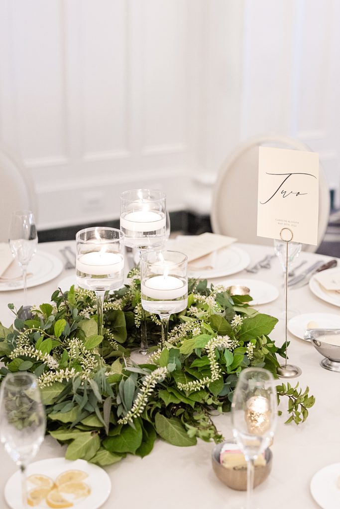 Reception photos at the Virginian Hotel in Lynchburg, Virginia.