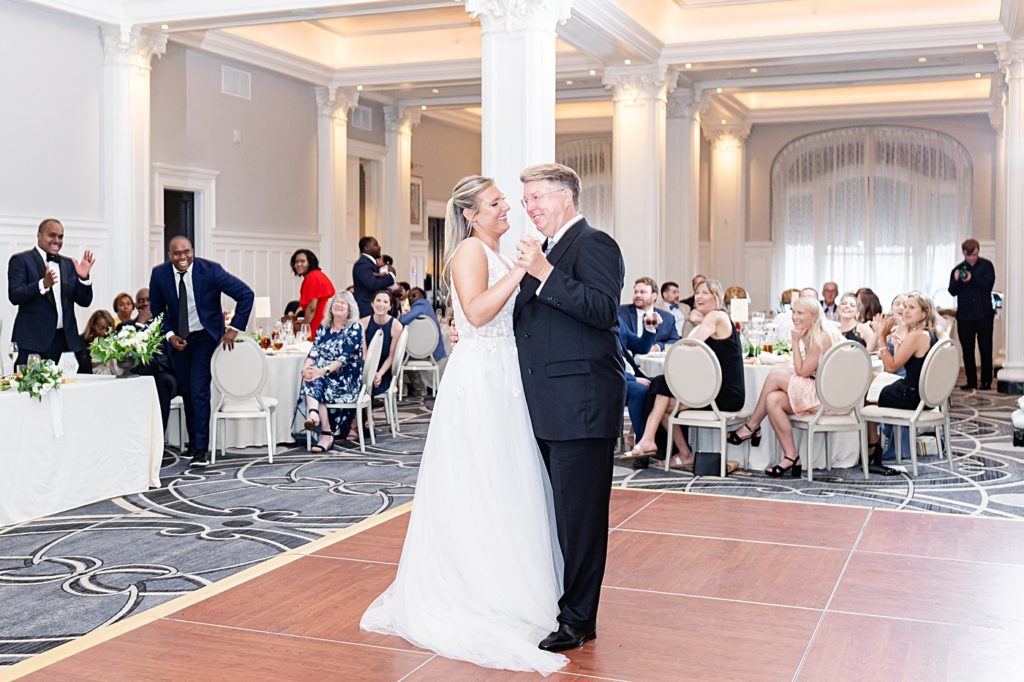 Parent dances photos at the Virginian Hotel in Lynchburg, Virginia.