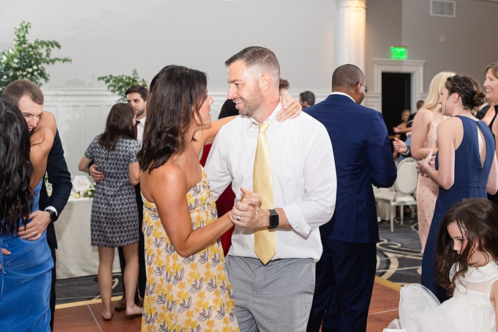 Open dance floor photos at this ballroom wedding at the Virginian Hotel in Lynchburg, Virginia.