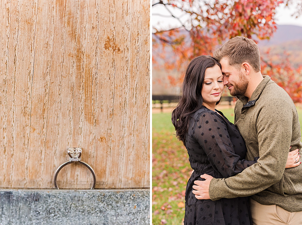 This fall engagement session at King Family Vineyard was done at the peak of the fall colors. This Charlottesville engagement session is definitely one of my favorites to date!