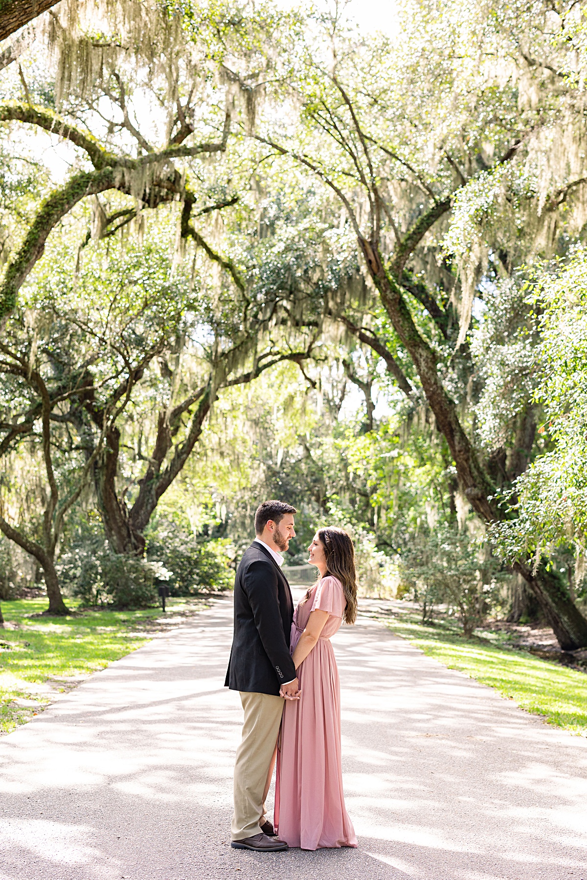 This Magnolia Plantation engagement session was in the early spring time to have those beautiful spring blooms! These two got engaged at Magnolia Plantation and wanted their engagement session there as well so we traveled down south to Charleston!