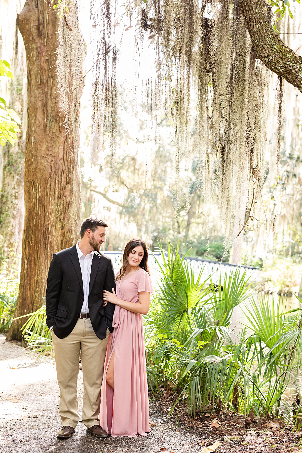 This Magnolia Plantation engagement session was in the early spring time to have those beautiful spring blooms! These two got engaged at Magnolia Plantation and wanted their engagement session there as well so we traveled down south to Charleston!