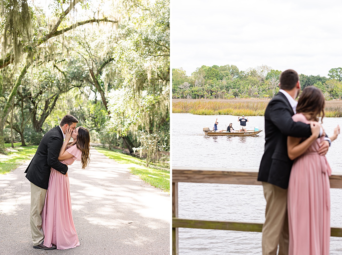 This Magnolia Plantation engagement session was in the early spring time to have those beautiful spring blooms! These two got engaged at Magnolia Plantation and wanted their engagement session there as well so we traveled down south to Charleston!