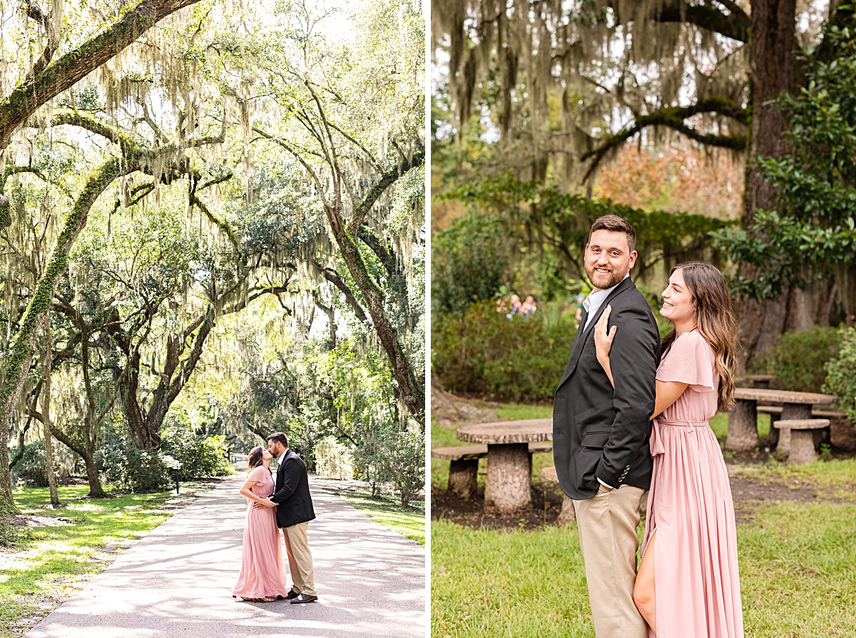 This Magnolia Plantation engagement session was in the early spring time to have those beautiful spring blooms! These two got engaged at Magnolia Plantation and wanted their engagement session there as well so we traveled down south to Charleston!