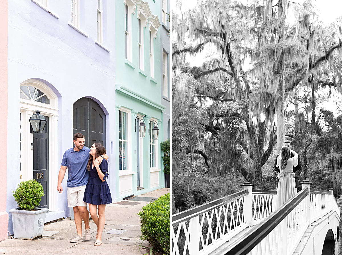 This Magnolia Plantation engagement session was in the early spring time to have those beautiful spring blooms! These two got engaged at Magnolia Plantation and wanted their engagement session there as well so we traveled down south to Charleston!