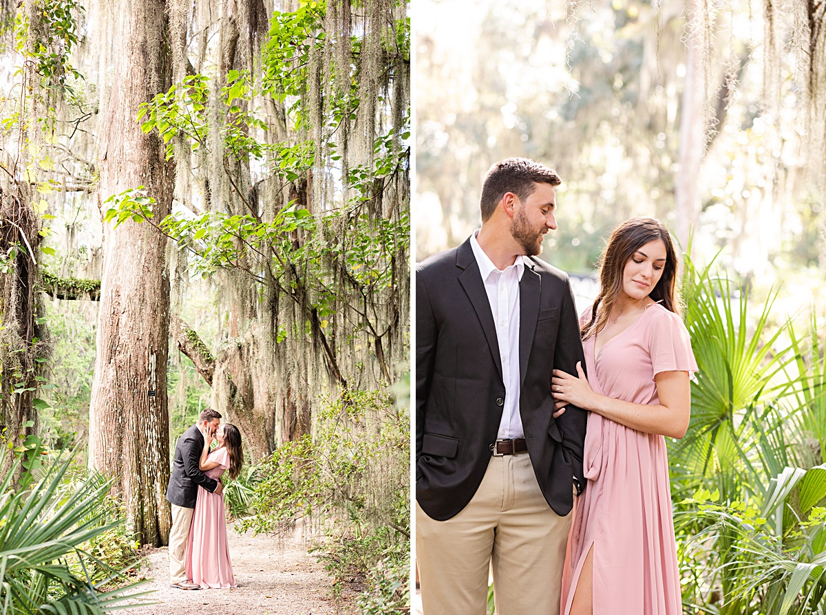 This Magnolia Plantation engagement session was in the early spring time to have those beautiful spring blooms! These two got engaged at Magnolia Plantation and wanted their engagement session there as well so we traveled down south to Charleston!