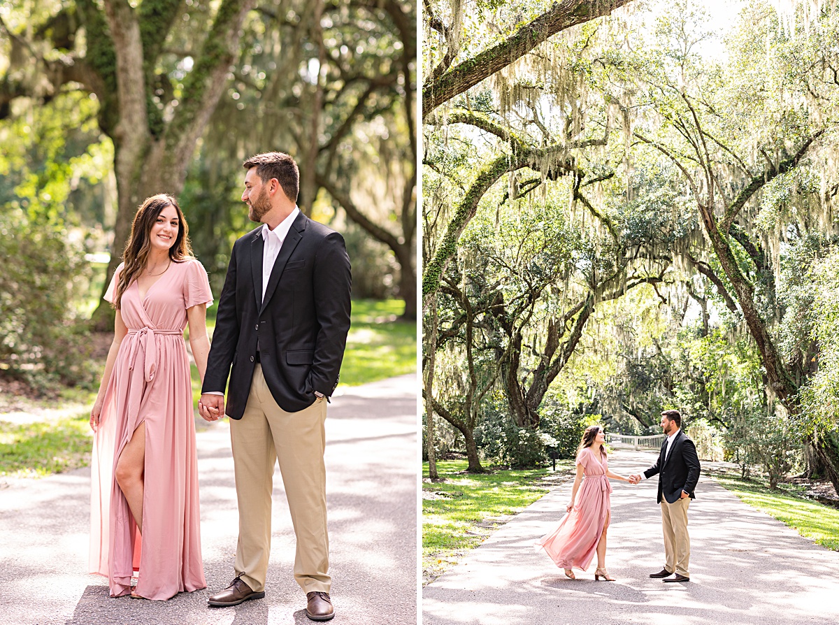 This Magnolia Plantation engagement session was in the early spring time to have those beautiful spring blooms! These two got engaged at Magnolia Plantation and wanted their engagement session there as well so we traveled down south to Charleston!