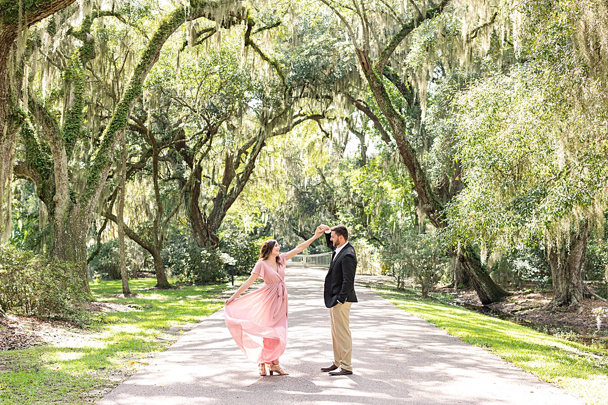 This Magnolia Plantation engagement session was in the early spring time to have those beautiful spring blooms! These two got engaged at Magnolia Plantation and wanted their engagement session there as well so we traveled down south to Charleston!