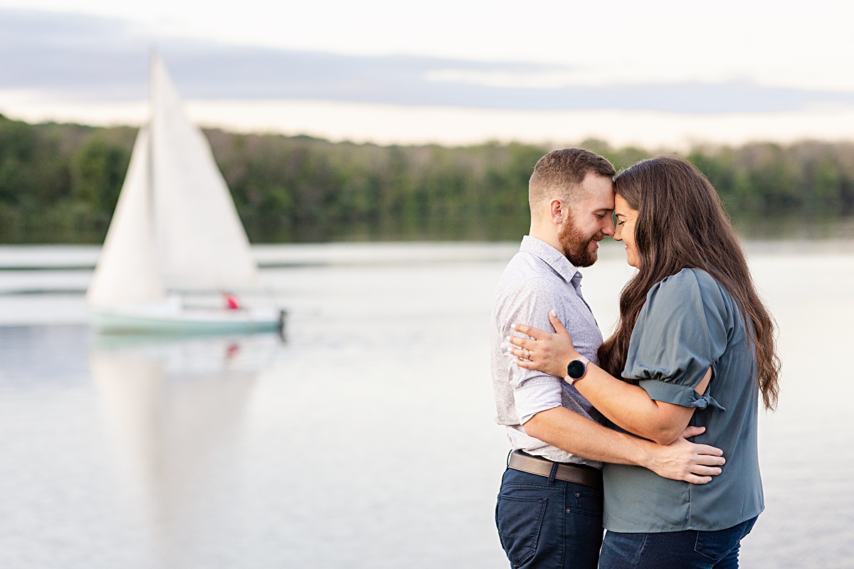 This surprise proposal at Nockamixon State Park in Pennsylvania. What started out as a couples session with their dogs turned into a surprise proposal!