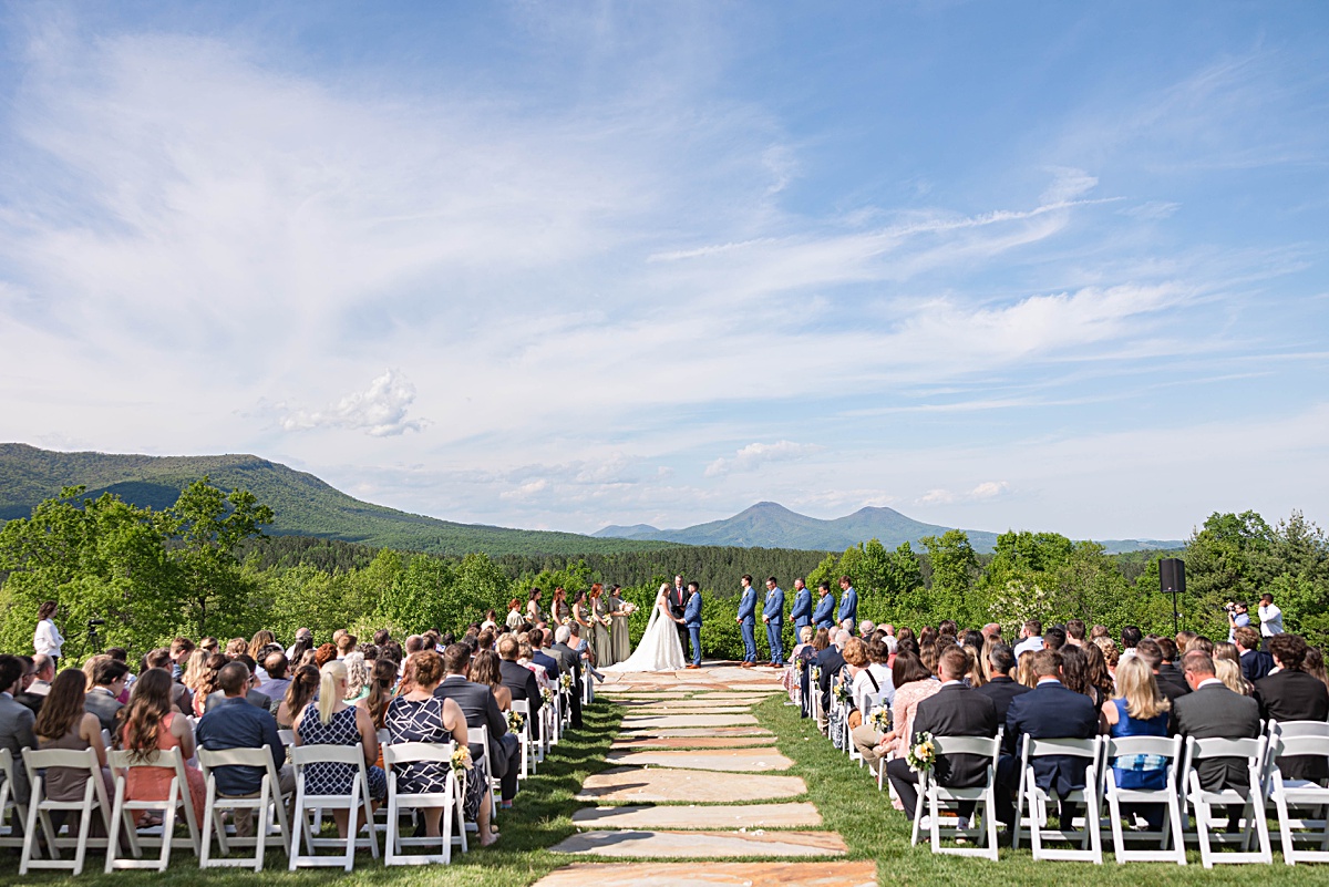 Ceremony photos for this rustic elegance Seclusion Wedding in Lexington, Virginia.