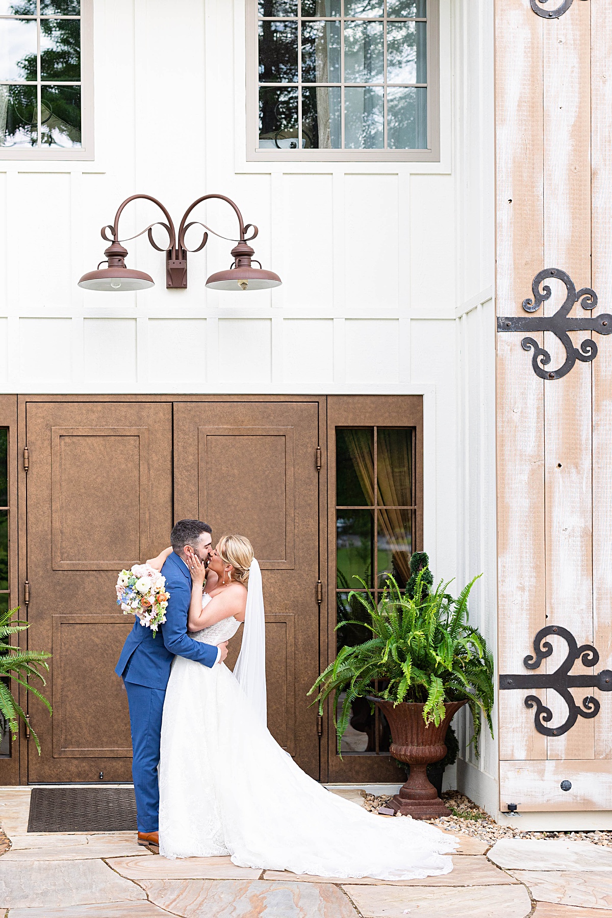 Bride and groom photos for this rustic elegance Seclusion Wedding in Lexington, Virginia.