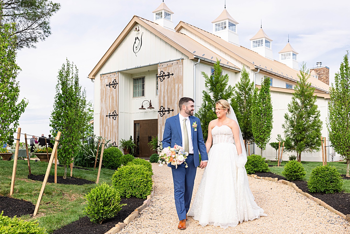 Bride and groom photos for this rustic elegance Seclusion Wedding in Lexington, Virginia.