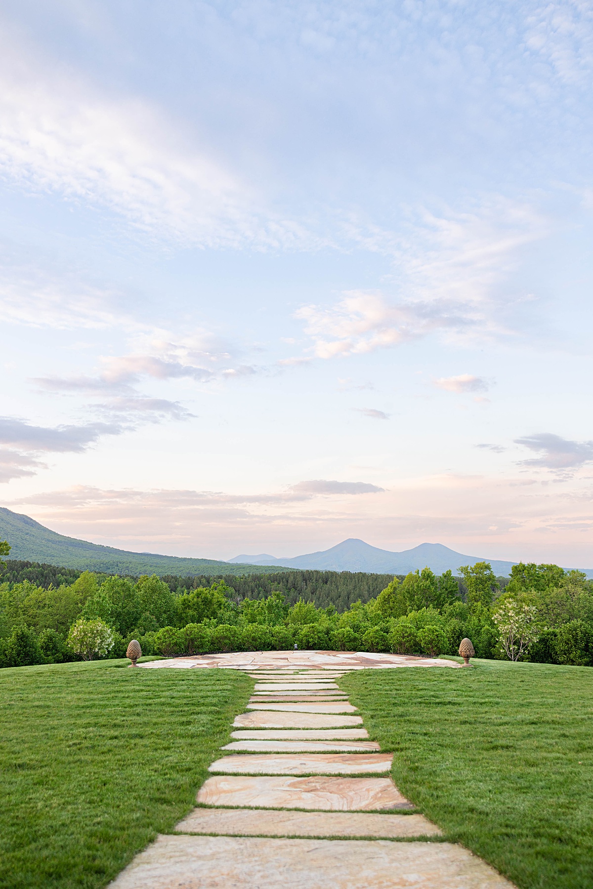 Sunset photos with the bride and groom  for this rustic elegance Seclusion Wedding in Lexington, Virginia.