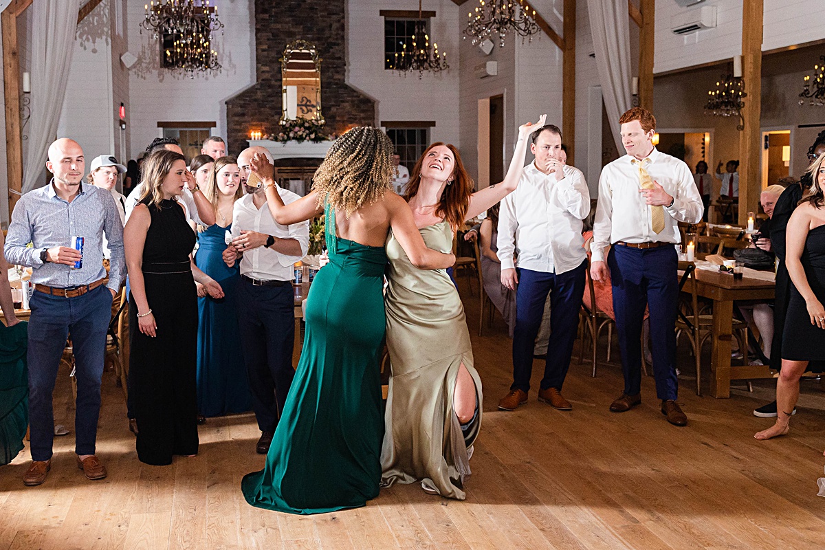 Open dance floor photos for this rustic elegance Seclusion Wedding in Lexington, Virginia.